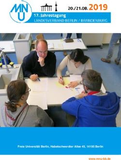 Freie Universität Berlin, Habelschwerdter Allee 45, 14195 Berlin www.mnu-bb.de - MNU Landesverband Berlin-Brandenburg