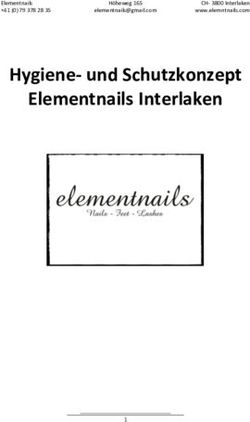 Hygiene- und Schutzkonzept Elementnails Interlaken
