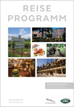 PROGRAMM 2018REISE - GENUSSMOMENTE PAR EXCELLENCE - Jaguar