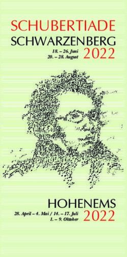 SCHUBERTIADE SCHWARZENBERG 2022
