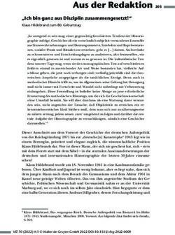 Aus der Redaktion 203 - De Gruyter