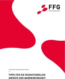 TIPPS F&Uuml;R DIE REDAKTIONELLEN ASPEKTE DER BARRIEREFREIHEIT - FFG