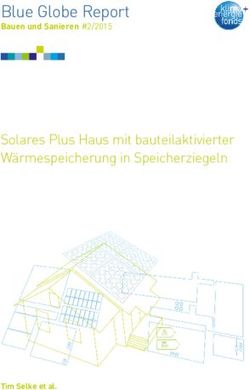 Blue Globe Report - Solares Plus Haus mit bauteilaktivierter W&auml;rmespeicherung in Speicherziegeln - Klima- und Energiefonds