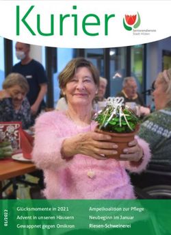 Kurier - Gl&uuml;cksmomente in 2021 Ampelkoalition zur Pflege