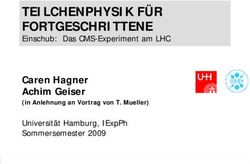 TEILCHENPHYSIK F&Uuml;R FORTGESCHRITTENE - Einschub: Das CMS-Experiment am LHC Caren Hagner Achim Geiser - Desy