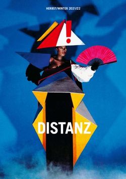 HERBST/WINTER 2021/22 - Distanz.de