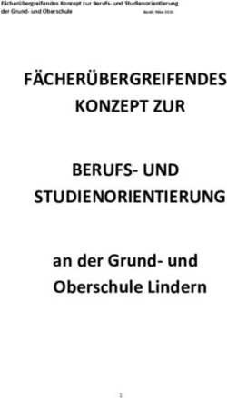 FÄCHERÜBERGREIFENDES KONZEPT ZUR BERUFS- UND STUDIENORIENTIERUNG - und ...