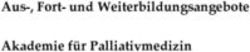 Aus-, Fort- und Weiterbildungsangebote Akademie für Palliativmedizin - Malteser Krankenhaus ...