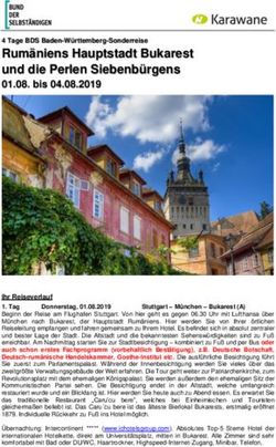 Rumäniens Hauptstadt Bukarest und die Perlen Siebenbürgens