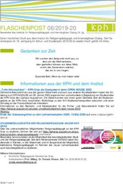 FLASCHENPOST 06/2019-20 - KPH Graz