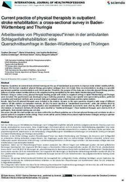 Current practice of physical therapists in outpatient stroke rehabilitation: a cross-sectional survey in Baden-Württemberg and Thuringia ...