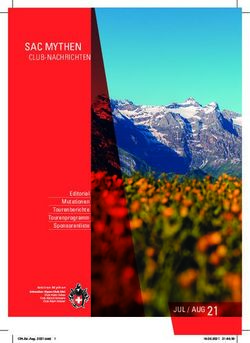 SAC MYTHEN CLUB-NACHRICHTEN - JUL/AUG 21