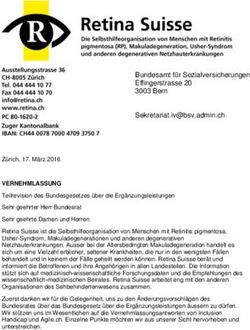 Bundesamt f&uuml;r Sozialversicherungen Effingerstrasse 20 3003 Bern - Retina Suisse
