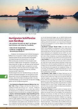 Hurtigruten Schiffsreise zum Nordkap - Kneissl Touristik