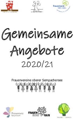 Gemeinsame Angebote 2020/21 - Frauenvereine oberer Sempachersee - fmg-eich