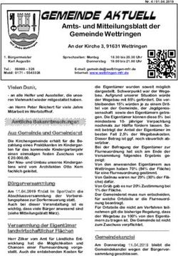 GEMEINDE AKTUELL Amts- und Mitteilungsblatt der Gemeinde Wettringen