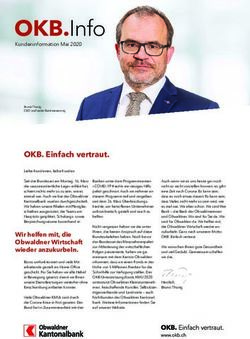 OKB. Einfach vertraut - Obwaldner Kantonalbank