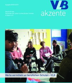 Akzente Ausgabe 08-09/2019 Zeitschrift des Verbandes der Lehrer an beruflichen Schulen in Bayern e.V - VLB Verband ...