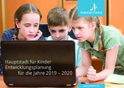 Hauptstadt f&uuml;r Kinder Entwicklungsplanung f&uuml;r die Jahre 2019 2020