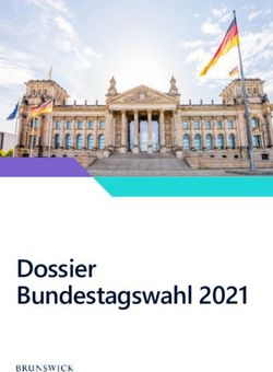 Dossier Bundestagswahl 2021 - Brunswick Group