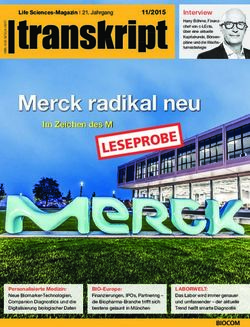 Merck radikal neu Im Zeichen des M - Transkript
