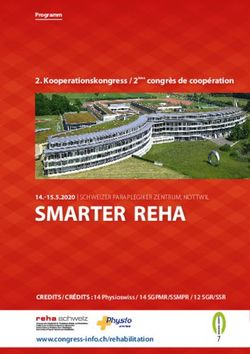 SMARTER REHA 2. Kooperationskongress / 2&egrave;me congr&egrave;s de coop&eacute;ration - 14.-15.5.2020 | SCHWEIZER PARAPLEGIKER ZENTRUM, NOTTWIL - reha schweiz kongresse