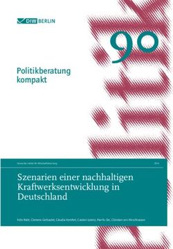 90 Szenarien einer nachhaltigen Kraftwerksentwicklung in Deutschland - Politikberatung kompakt - DIW Berlin