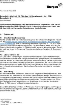 Entscheid 6 (gilt ab 26. Oktober 2020 und ersetzt den DEK-Entscheid 5)