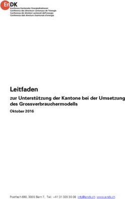 LEITFADEN ZUR UNTERST&Uuml;TZUNG DER KANTONE BEI DER UMSETZUNG DES GROSSVERBRAUCHERMODELLS OKTOBER 2016 - ENDK