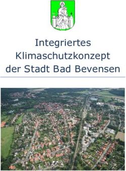 Integriertes Klimaschutzkonzept der Stadt Bad Bevensen