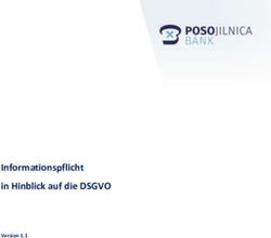 Informationspflicht in Hinblick auf die DSGVO - poso.at