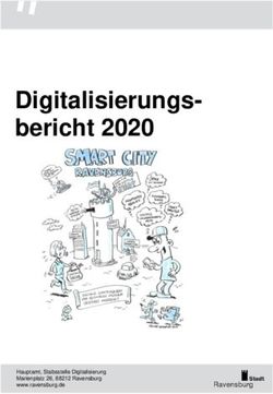 Digitalisierungs-bericht 2020 - Stadt Ravensburg