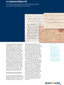 E-manuscripta.ch Die Plattform f&uuml;r digitalisierte handschriftliche Quellen aus Schweizer Bibliotheken und Archiven - Semantics