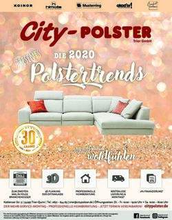 2020 DIE - City Polster Trier