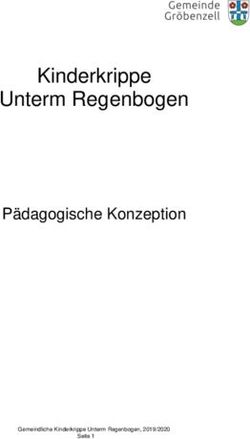 Kinderkrippe Unterm Regenbogen - P&auml;dagogische Konzeption - Gemeinde Gr&ouml;benzell