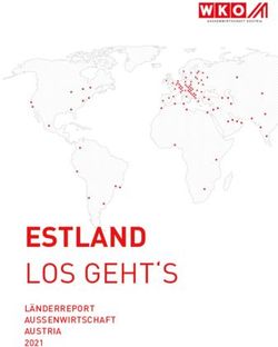 ESTLAND LOS GEHT'S LÄNDERREPORT AUSSENWIRTSCHAFT AUSTRIA 2021 - WKO
