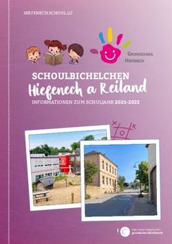 Hiefenech a Reiland INFORMATIONEN ZUM SCHULJAHR 2021-2022 - HIEFENECH.SCHOUL.LU - education.lu