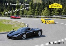 Int. Ferrari-Treffen - 8. Juli 2018 - Thermenhotel Ronacher