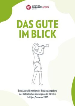 DAS GUTE IM BLICK - Eine Auswahl st&auml;rkender Bildungsangebote des Katholischen Bildungswerks K&auml;rnten Fr&uuml;hjahr/Sommer 2023