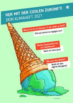 HER MIT DER COOLEN ZUKUNFT! DEIN KLIMAHEFT 2021