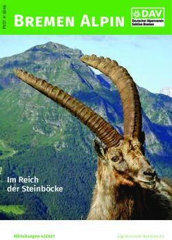 Bremen Alpin - Im Reich der Steinb&ouml;cke - Deutscher Alpenverein Bremen