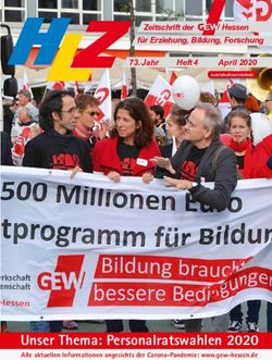 Unser Thema: Personalratswahlen 2020 - Zeitschrift der Hessen f&uuml;r Erziehung, Bildung, Forschung - GEW Hessen