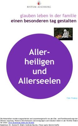 Aller-heiligen und Allerseelen - Ehe- und Familienseelsorge