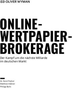 ONLINE-WERTPAPIER- BROKERAGE - Der Kampf um die n&auml;chste Milliarde im deutschen Markt - Oliver Wyman