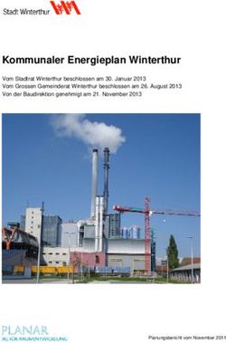 Kommunaler Energieplan Winterthur - Vom Stadtrat Winterthur beschlossen am 30. Januar 2013 Vom Grossen Gemeinderat Winterthur beschlossen am 26 ...