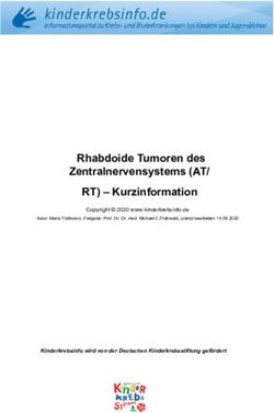 Rhabdoide Tumoren des Zentralnervensystems (AT/ RT) - Kurzinformation