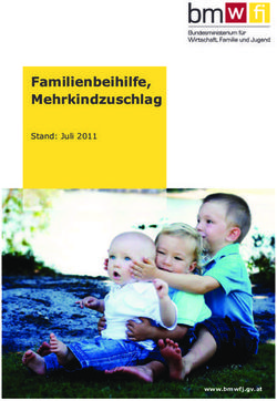 Familienbeihilfe, Mehrkindzuschlag - Stand: Juli 2011 - www.bmwfj.gv.at