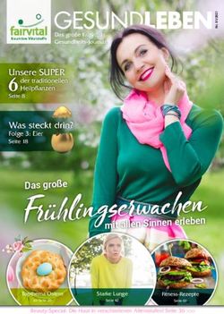 Fr&uuml;hlingserwachen mit allen Sinnen erleben - Fairvital