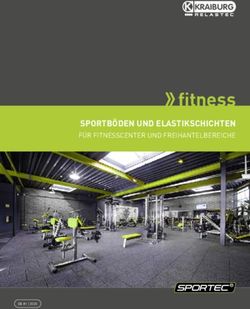 Fitness SPORTBÖDEN UND ELASTIKSCHICHTEN - FÜR FITNESSCENTER UND FREIHANTELBEREICHE - KRAIBURG Relastec