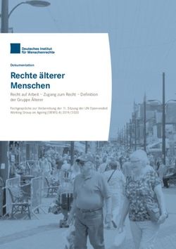 Rechte älterer Menschen - Recht auf Arbeit - Zugang zum Recht - Definition der Gruppe Älterer - Deutsches Institut für ...